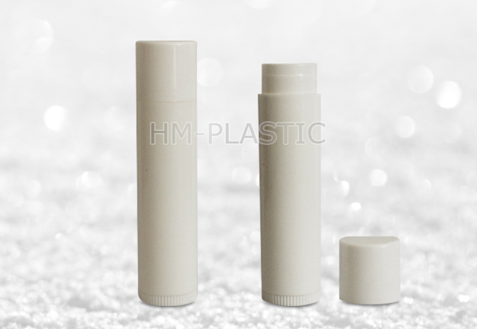 5g plastic lipstick container tube with small flat cap