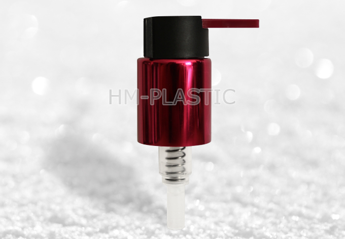 0.65ml 22mm,24mm aluminium-shell lotion dispenser with long actuator and clip
