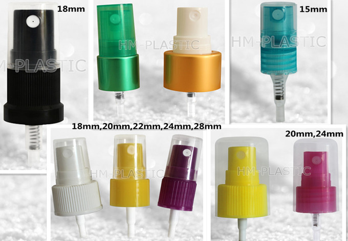 0.12ml screw-on fine mist sprayer of various specifications